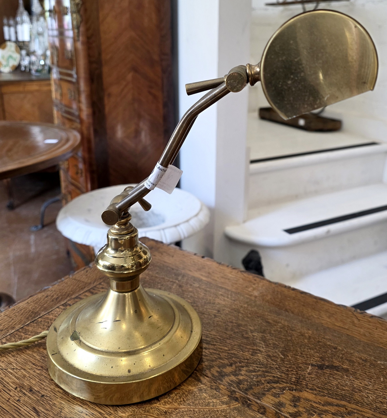 A French Swivelling Desk Lamp
